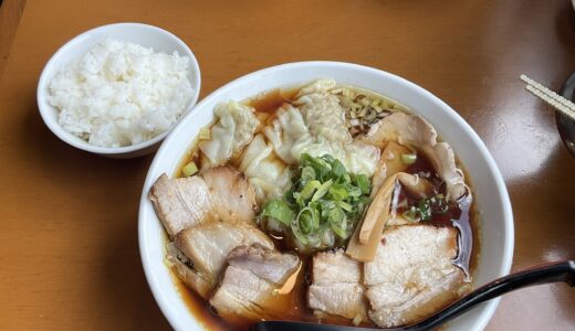 中華そばカリフォルニア、こんなにもご飯に合うラーメン